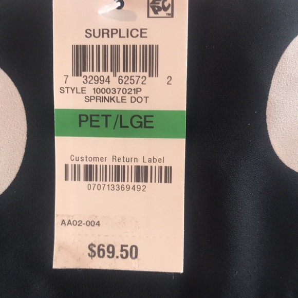 INC Petite Embroidered Dot Surplice Top, - Picture 10 of 12